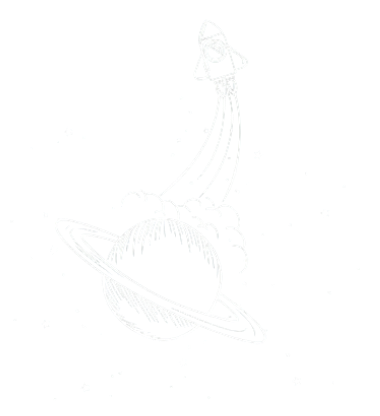 Illustration d'une fusée blanche